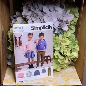 Simplicity kids  outfit sewing pattern